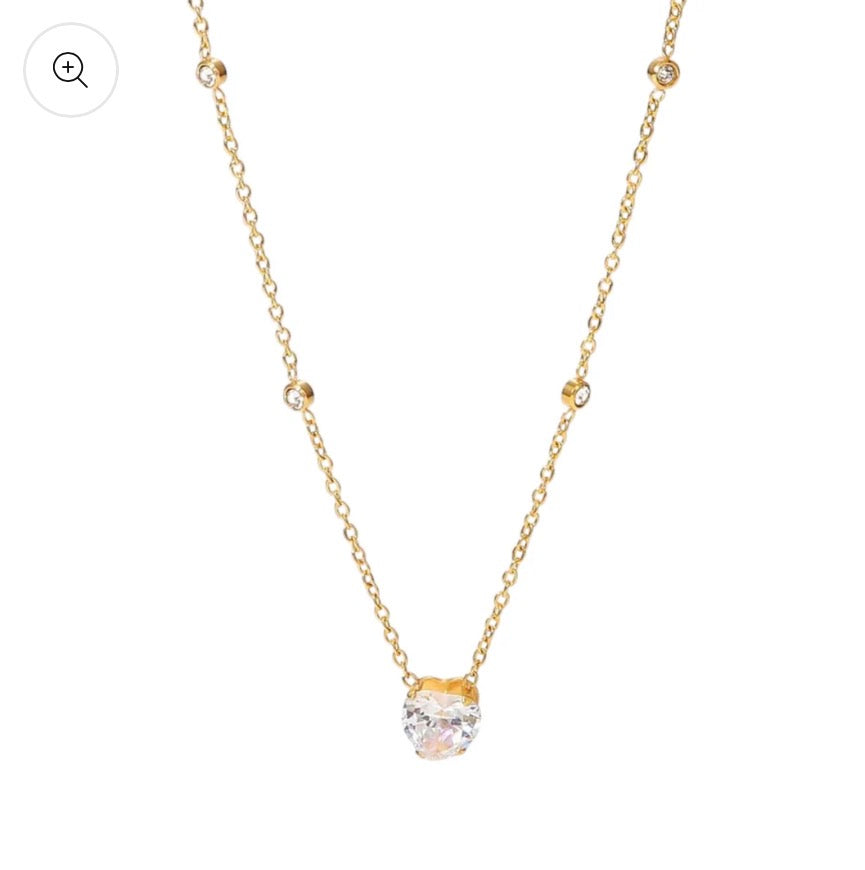 Heart Diamond Necklace
