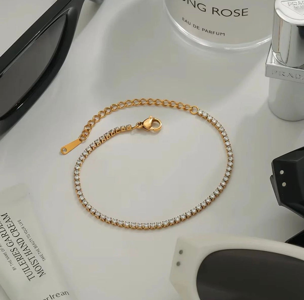 White Gold Tennis Bracelet