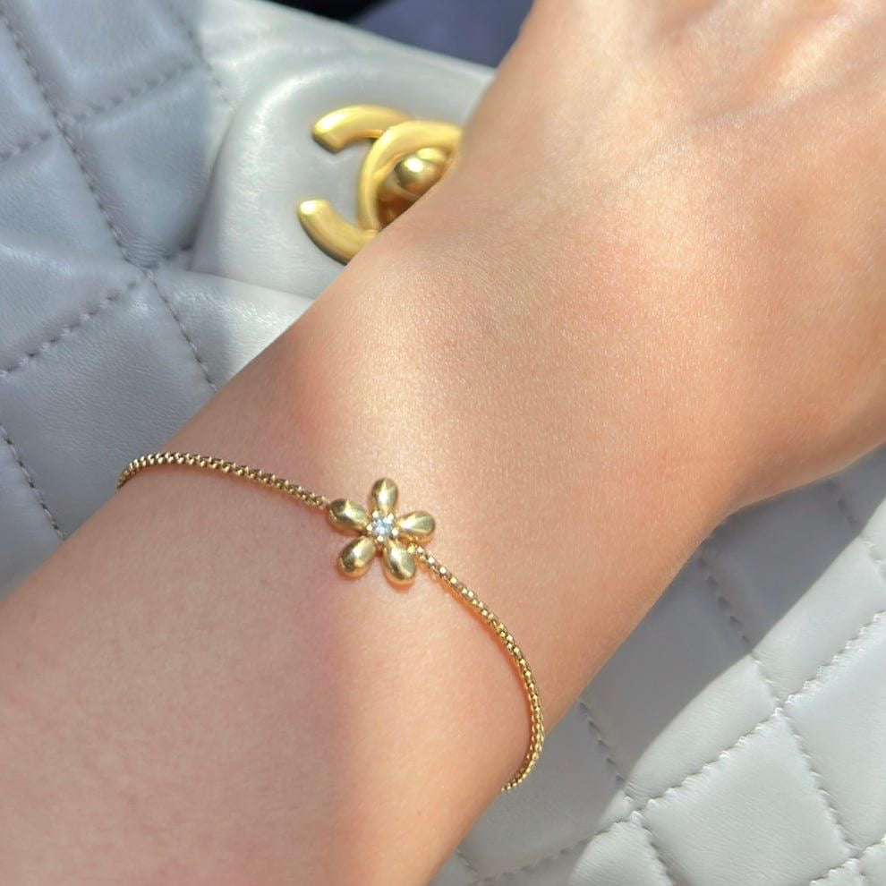 Minimalist Flower Bracelet