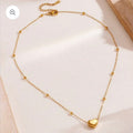 Trendy 3D Heart Necklace (Waterproof, anti-tarnish)
