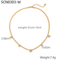 White Drop Necklace