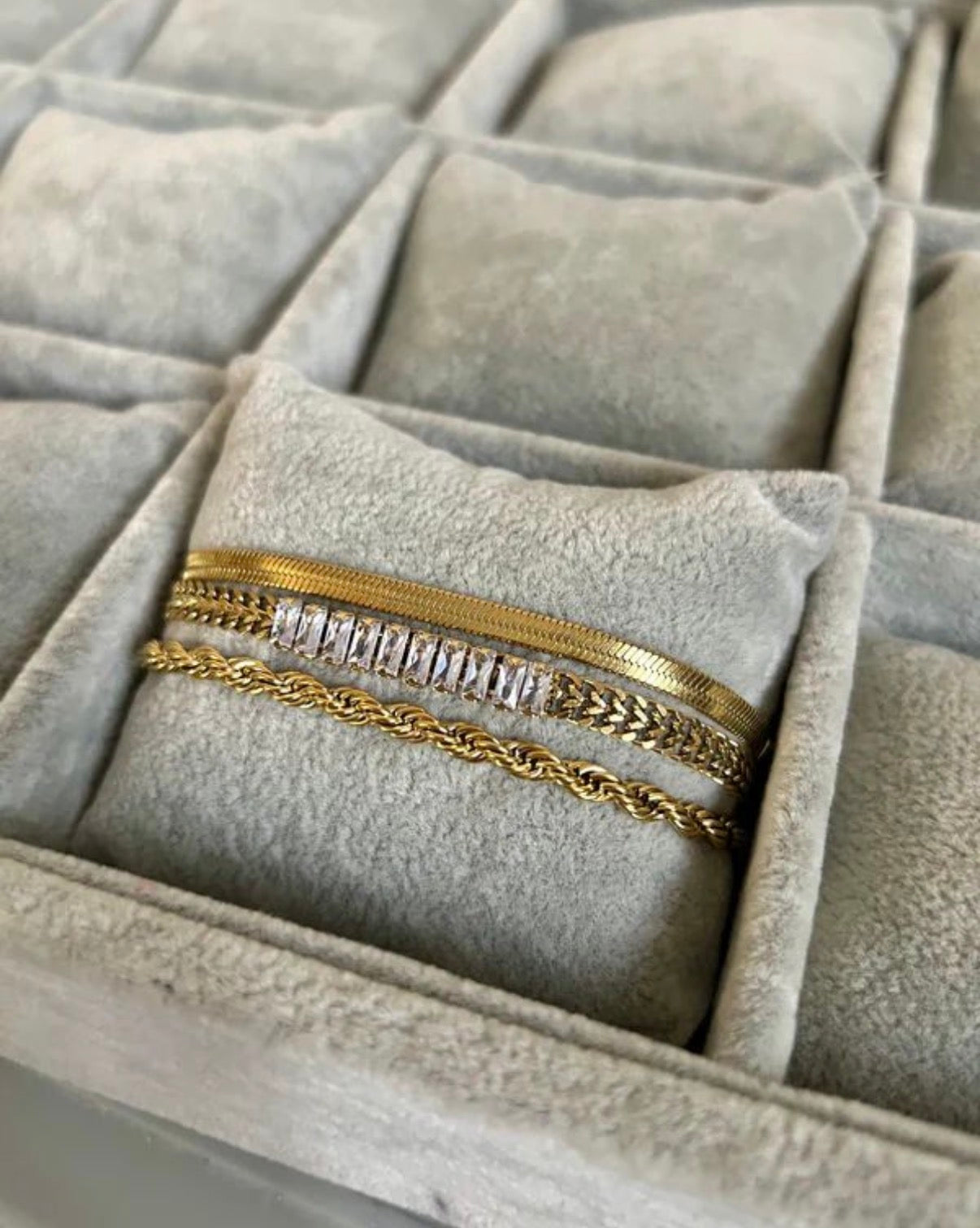 Luxe Trio Bracelet Set