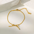 Minimal Bow Shaped Bracelet
