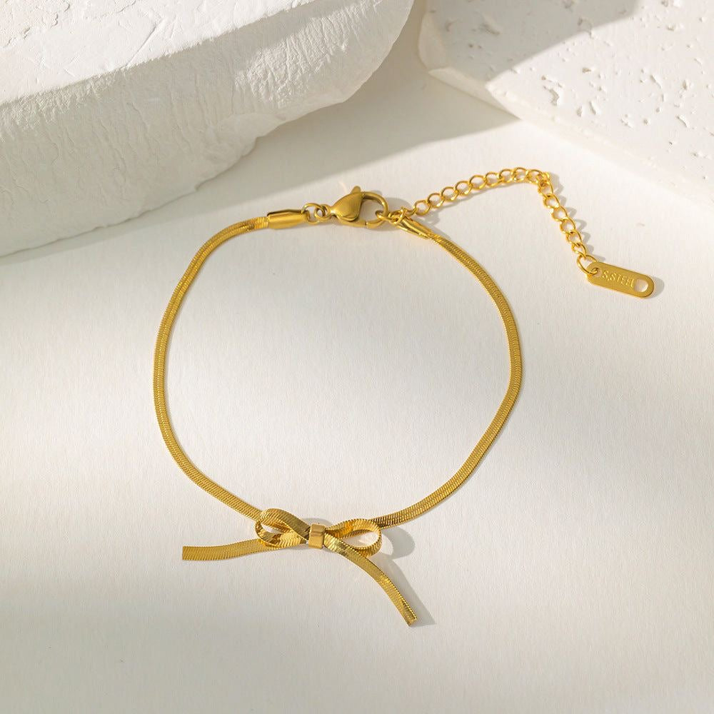 Minimal Bow Shaped Bracelet