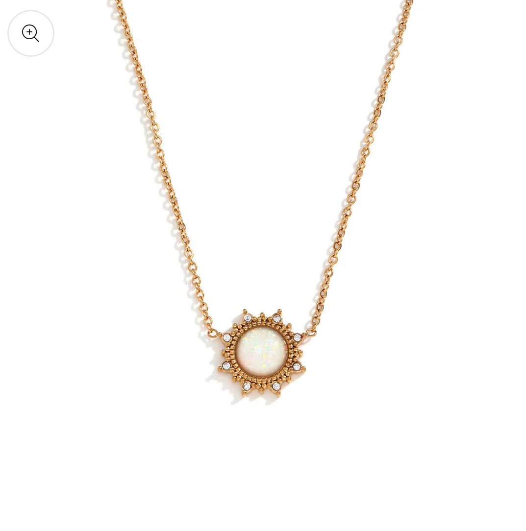 Luxury Natural Stone Necklace Set