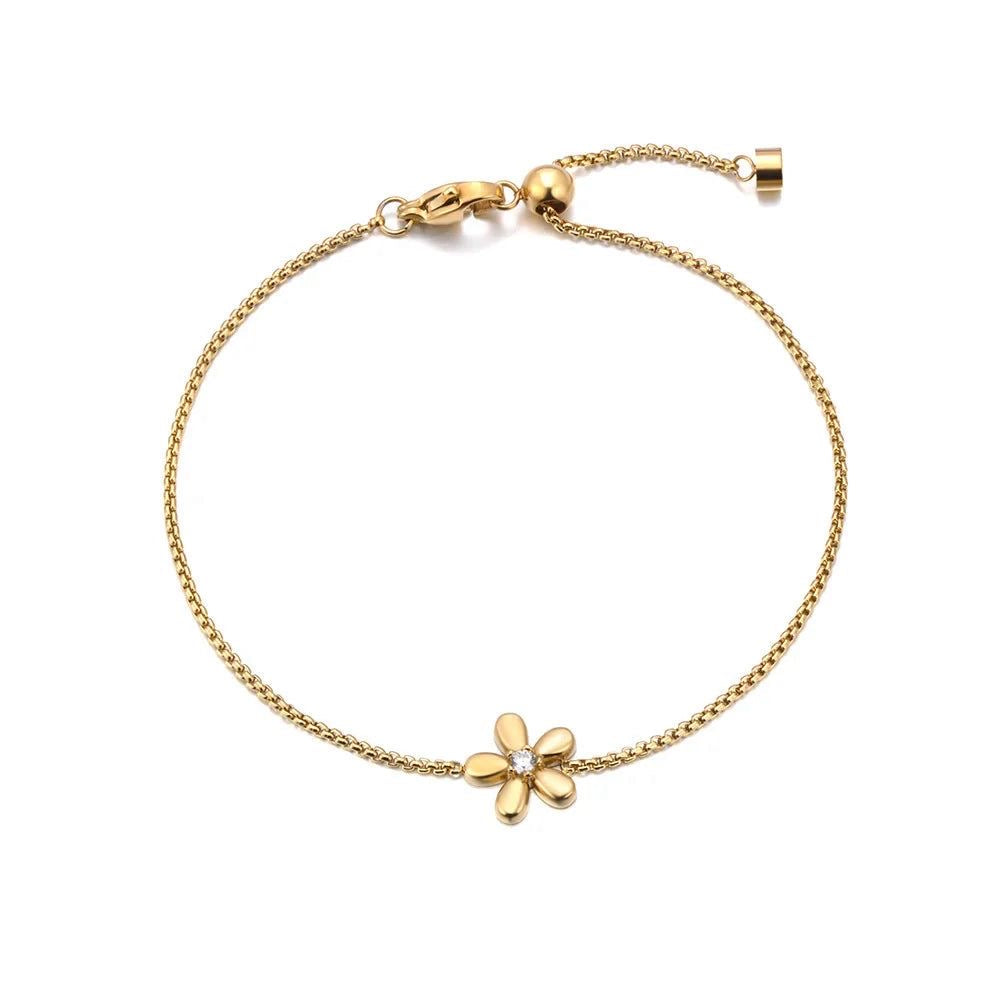 Minimalist Flower Bracelet