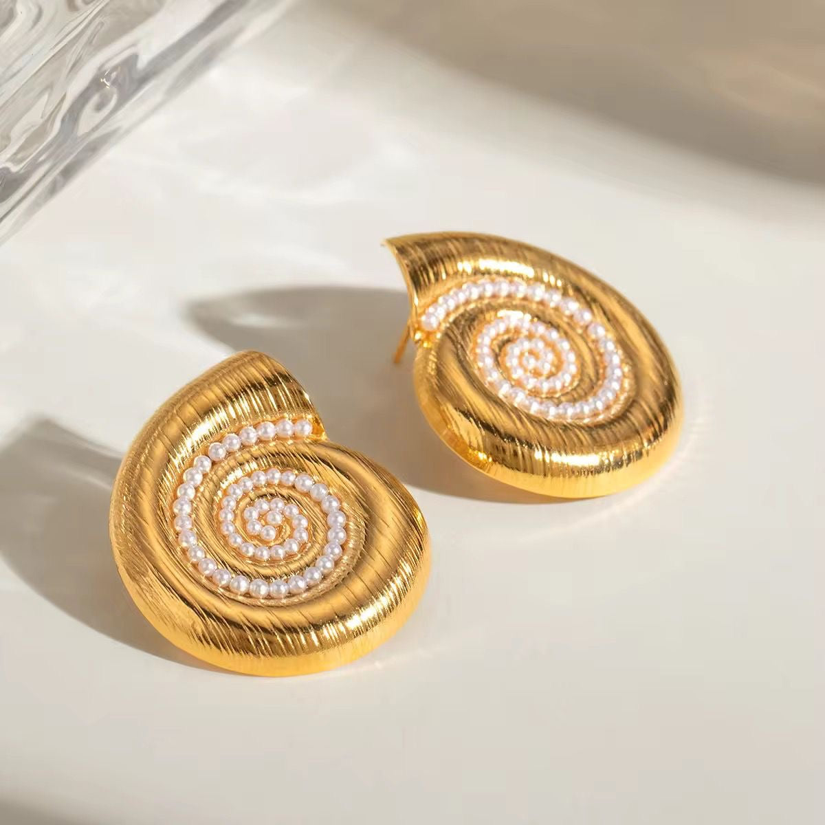 Premium Gold Plated Stud Earrings