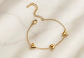 Puffed Heart Bracelet