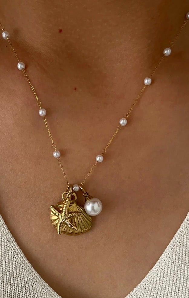 Seashore Charm Necklace